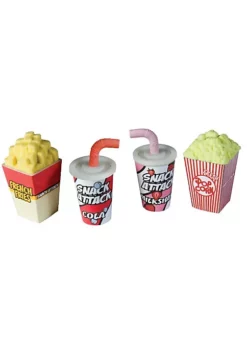 ToyPlaya Snack Attack Scented Pencil Sharpeners and Erasers -Fabritech sale2023 Belk 1090