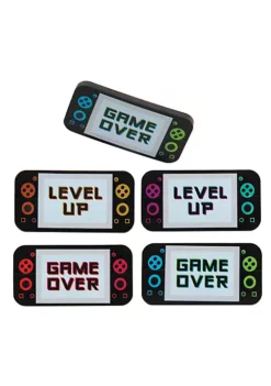 ToyPlaya Handheld Game Glitch, Game Over, Level UP, Erasers (12x pcs)
