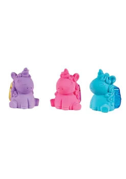 ToyPlaya Unicorn Sharpener and Eraser 12x pcs -Fabritech sale2023 Belk 1123