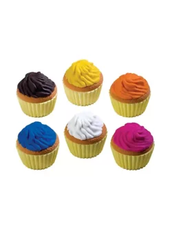 ToyPlaya The Cupcake Shoppe 3D Scented Erasers 12x pcs