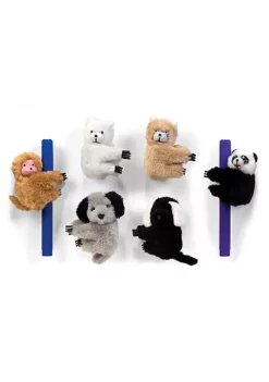 ToyPlaya Jumbo Clip-On Critter Animal Clips ;koalas, monkeys, dogs, bears (12x pcs)