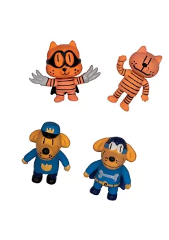 ToyPlaya Dog Man 3D Puzzle Erasers 12x pcs