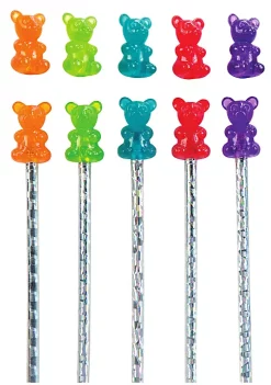 Fabritech sale2023 34 ToyPlaya Scented Gummy Bear Pencil Toppers 12x pcs