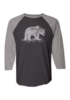 Fabritech Printed Graphic 3/4 inch sleeve Tee Shirt -Fabritech sale2023 Belk 132