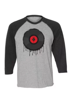 Fabritech Printed Graphic 3/4 inch sleeve Tee Shirt